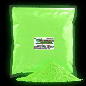 Glominex Ultraviolet Reactive Pigment 1 kg  (Green Color, 1 Quantity Per Pack) - Glow-Paradise