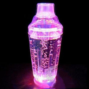 LED Light Up Martini Shaker - Multi Color (3 Quantity Per Pack) - Glow-Paradise
