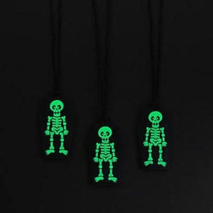 Glow-in-the-Dark Halloween Coffin Necklaces (12 Necklaces Per Pack) - Glow-Paradise