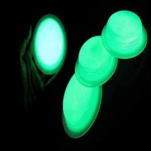 Glow In The Dark Circle Stick On Circle Badges (10 Badges Per Pack) - Glow-Paradise