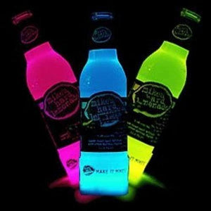 Glow In The Dark Bottle Collars Assorted Colors (6 Quantity Per Pack) - Glow-Paradise
