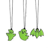 Glow-in-the-Dark Halloween Characters Necklaces (12 Necklaces Per Pack) - Glow-Paradise