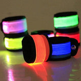 LED Light Up Slap Bracelet (Blue Color, 1 Quantity Per Pack) - Glow-Paradise