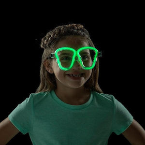 Skull-Shaped Glow Glasses (12 Count Per Pack) - Glow-Paradise