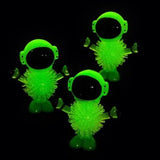 Glow in the Dark Space Astronaut Porcupine Characters (12 Pieces Per Pack) - Glow-Paradise