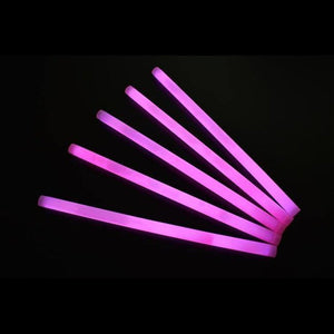 12 Inch Premium Jumbo Glow Sticks (Pink Color, 10 Count Per Pack) - Glow-Paradise