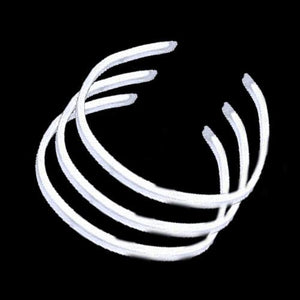 22 Inch Twister Glow Stick Necklaces (White Color, 25 Count Per Pack) - Glow-Paradise