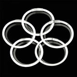 8 Inch Premium Glow Stick Bracelets (White Color, 100 Counts Per Pack) - Glow-Paradise