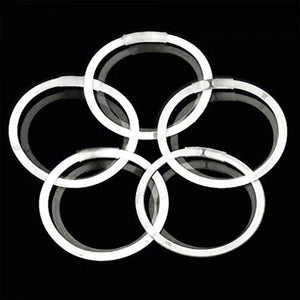 8 Inch Premium Glow Stick Bracelets (White Color, 100 Counts Per Pack) - Glow-Paradise