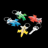 Light-Up Jet Keychains (12 Per Pack) - Glow-Paradise