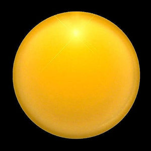 Light Up Round Badge Pin (Yellow Color, 1 Per Pack) - Glow-Paradise