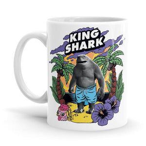 King Shark - DC Comics Ceramic Home Kitchen Drinking Coffee Milk Mug (350ml/11oz, Made in USA) - Glow-Paradise