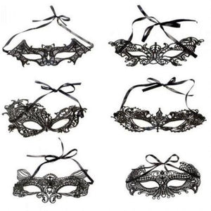Lace Animal Masquerade & Halloween Mask (6 designs, 48 Per Pack) - Glow-Paradise