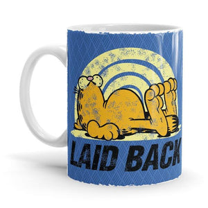 Laid Back - Garfield Ceramic Home Kitchen Drinking Coffee Milk Mug (350ml/11oz, Made in USA) - Glow-Paradise
