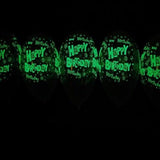 Glow in the Dark Clear Latex Happy Birthday Balloons (10 Balloons Per Pack) - Glow-Paradise