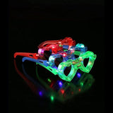 LED Light Up Hear Eyeglasses - Assorted Colors (6 Eyeglasses Per Pack) - Glow-Paradise