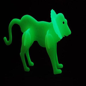 Glow in the Dark 3D Safari Animal - Lion (2 Pieces Per Pack) - Glow-Paradise
