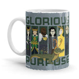 Loki Army: Glorious Purpose - Marvel Ceramic Home Kitchen Drinking Coffee Milk Mug (350ml/11oz, Made in USA) - Glow-Paradise