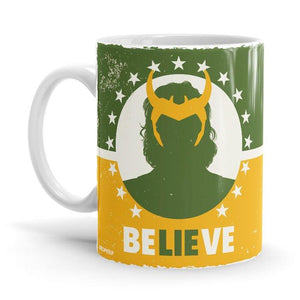 Loki: Believe - Marvel Ceramic Home Kitchen Drinking Coffee Milk Mug (350 ml/11oz, Made in USA) - Glow-Paradise