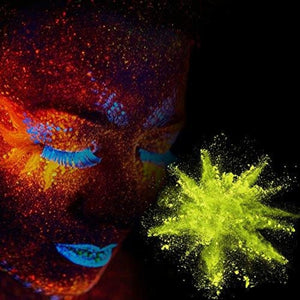 Blacklight Color Powder 70g (Yellow Color, 1 Quantity Per Pack) - Glow-Paradise