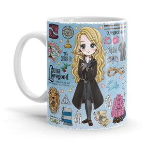 Luna Lovegood - Harry Potter Ceramic Home Kitchen Drinking Coffee Milk Mug (350ml/11oz, Made in USA) - Glow-Paradise