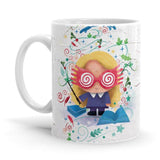 Luna Lovegood Doodle - Harry Potter Ceramic Home Kitchen Drinking Coffee Milk Mug (350ml/11oz, Made in USA) - Glow-Paradise