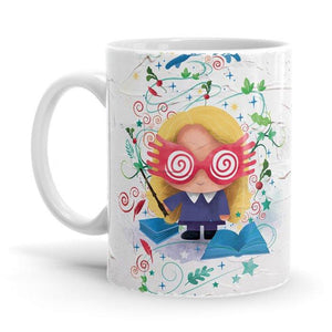 Luna Lovegood Doodle - Harry Potter Ceramic Home Kitchen Drinking Coffee Milk Mug (350ml/11oz, Made in USA) - Glow-Paradise