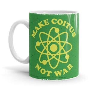 Make Coitus - The Big Bang Theory Ceramic Home Kitchen Drinking Coffee Milk Mug (350ml/11oz, Made in USA) - Glow-Paradise