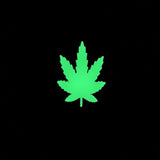 Glow in the Dark Marijuana Weed Pot Leafs Stickers (50 Stickers Per Pack) - Glow-Paradise