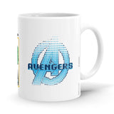 8 Bit Superheroes - Marvel Ceramic Home Kitchen Drinking Coffee Milk Mug (350 ml/11oz, Made in USA) - Glow-Paradise