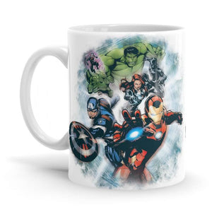 Classic Avengers - Marvel Ceramic Home Kitchen Drinking Coffee Milk Mug (350ml/11oz, Made in USA) - Glow-Paradise