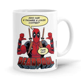 Deadpool Loves Coffee - Marvel Ceramic Home Kitchen Drinking Coffee Milk Mug (350 ml/11oz, Made in USA) - Glow-Paradise
