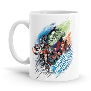 Earth's Mightiest Heroes - Marvel Ceramic Home Kitchen Drinking Coffee Milk Mug (350ml/11oz, Made in USA)x` - Glow-Paradise