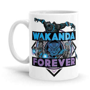 Wakanda Forever - Marvel Ceramic Home Kitchen Drinking Coffee Milk Mug (350ml/11oz, Made in USA) - Glow-Paradise