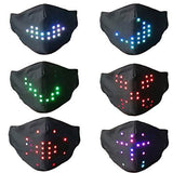 Voice-Activated LED Face Mask, Smart Voice Control, Sound Reactive (6 Patterns RGB) - Glow-Paradise