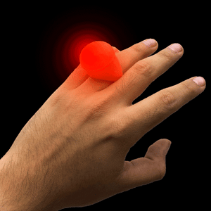 LED Flashing Jelly Rings (Orange Color, 24 Rings Per Pack) - Glow-Paradise