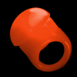 LED Flashing Jelly Rings (Orange Color, 24 Rings Per Pack) - Glow-Paradise