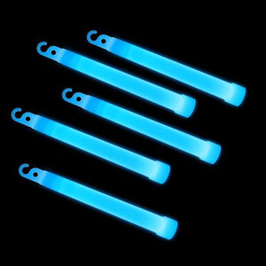 6 Inch Premium Glow Sticks (Blue Color, 12 Count Per Pack) - Glow-Paradise
