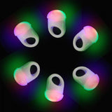 LED Flashing Jelly Rings (White Color, 24 Rings Per Pack) - Glow-Paradise