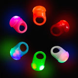 LED Flashing Jelly Rings (Orange Color, 24 Rings Per Pack) - Glow-Paradise