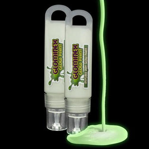 Glominex Glow Paint 1 oz Tube - Invisible Day (Green Color, 1 Tube Per Pack) - Glow-Paradise
