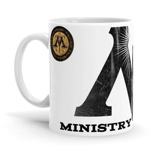 Ministry Of Magic - Harry Potter Ceramic Home Kitchen Drinking Coffee Milk Mug (350ml/11oz, Made in USA) - Glow-Paradise