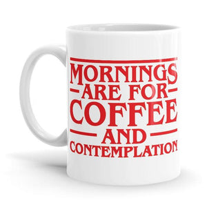 Strange Contemplations - Coffee Ceramic Home Kitchen Drinking Coffee Milk Mug (350ml/11oz, Made in USA) - Glow-Paradise