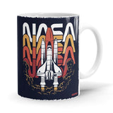 Lift Off - NASA Ceramic Home Kitchen Drinking Coffee Milk Mug (350ml/11oz, Made in USA) - Glow-Paradise