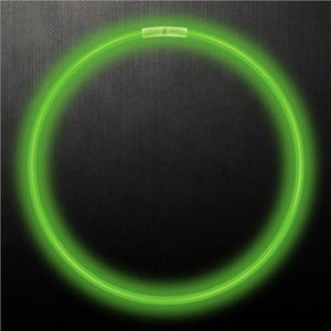 22 Inch Glow Stick Necklaces (Green Color, 50 Counts Per Pack) - Glow-Paradise