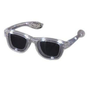 LED Light Up Retro Style Sunglasses (White Color, 1 Per Pack) - Glow-Paradise
