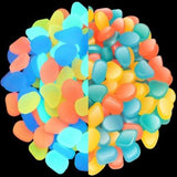 Glow in The Dark Mixed Color Luminous Stones Set (400 Stones Per Pack) - Glow-Paradise