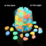 Glow in The Dark Mixed Color Luminous Stones Set (400 Stones Per Pack) - Glow-Paradise