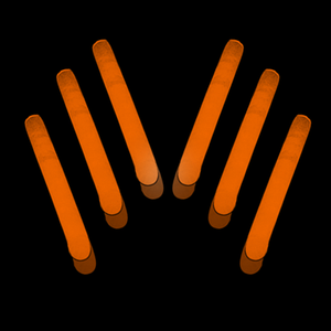 1.5 Inch Mini Glow Sticks (Orange Color, 50 Count Per Pack) - Glow-Paradise