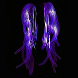 LED Light Up Noodle Headband Flashing Dreads (Purple Color, 1 Quantity Per Pack) - Glow-Paradise